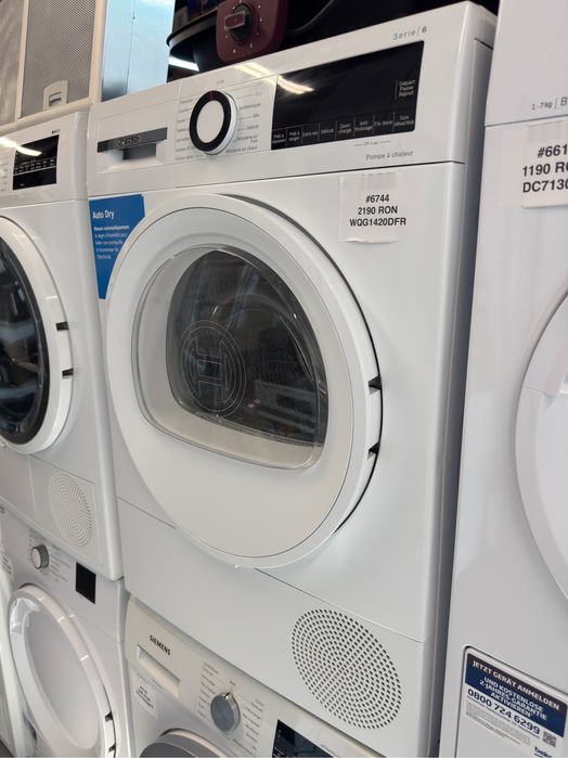 Uscător de rufe cu pompa de caldura Bosch WQG1420DFR