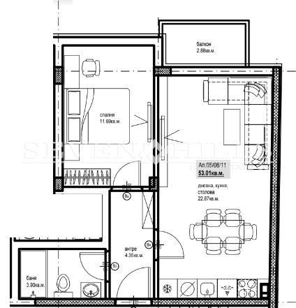 Продава се Двустаен апартамент в Пловдив, Каменица 1 - 67 кв.м за 1905 €/кв.м - Снимка #1