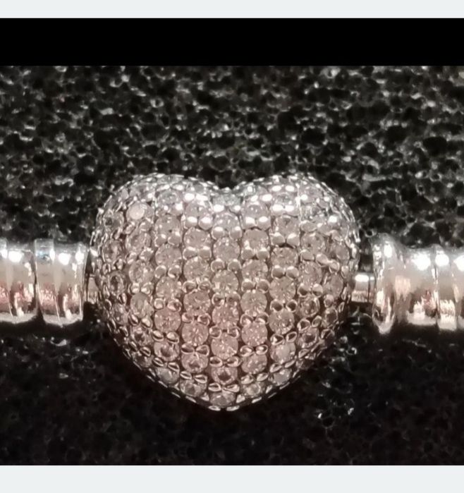 Brățară Nouă Pandora Moments Inimă Strălucitoare Silver S925