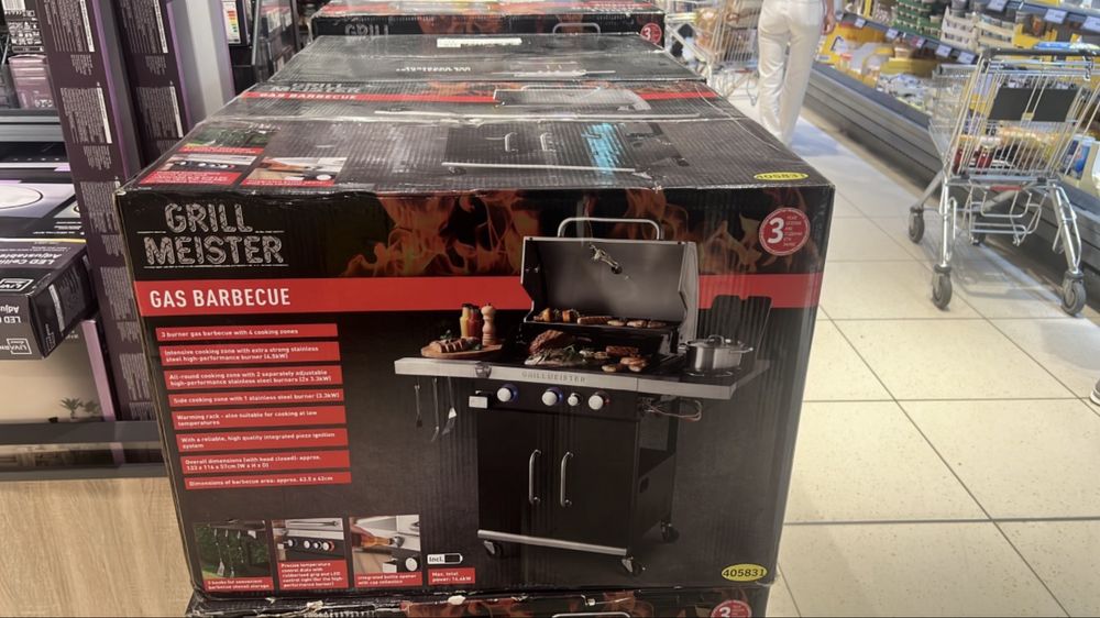 Gratar pe gaz Grillmeister