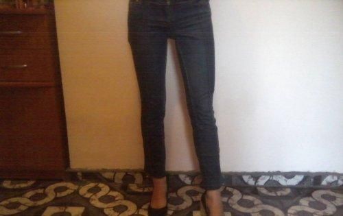 Blugi albastri skinny Mexton TRANSPORT GRATUIT