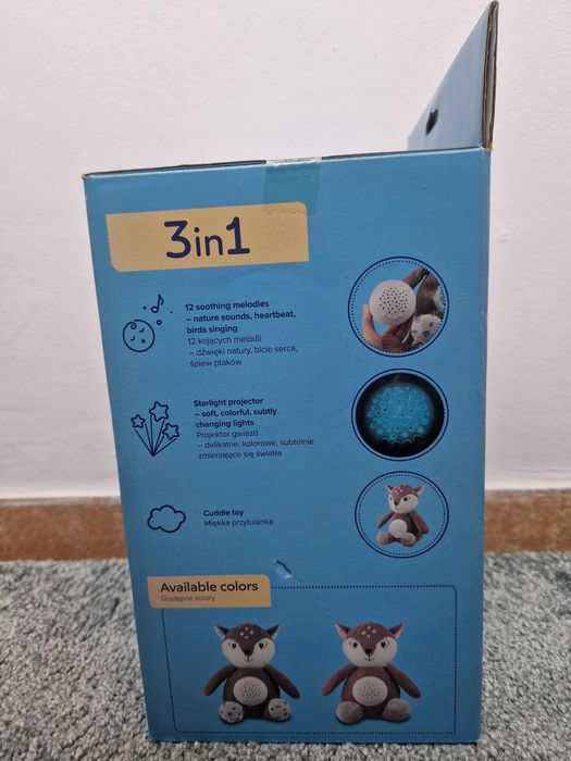 Canpol Toys - играчка еленче с музикална кутия и проетектор 3-в-1