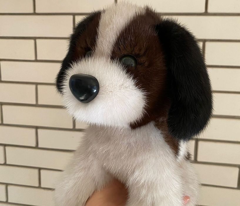 Норковая игрушка сшитая из примеального норкового меха ручной работы