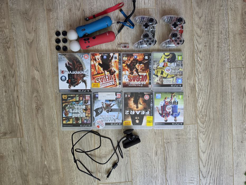 PlayStation Move Controller + Move Camera + игри + joystick + handfree