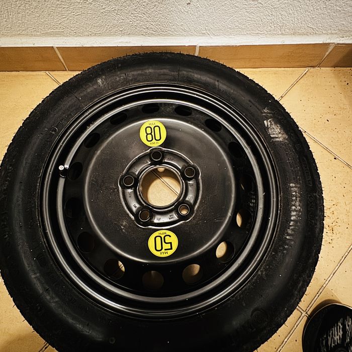 2 anvelope Fulda +janta rezerva biscuite BMW