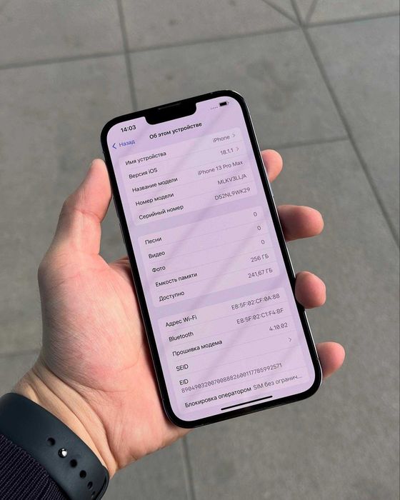 Iphone 13 pro max 256gb