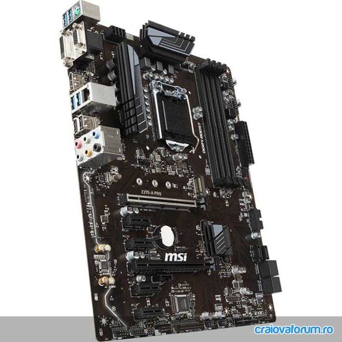 Placa de baza MSI Z370-A PRO si Procesor i5-8600K Coffee Lake, 4.30GHz
