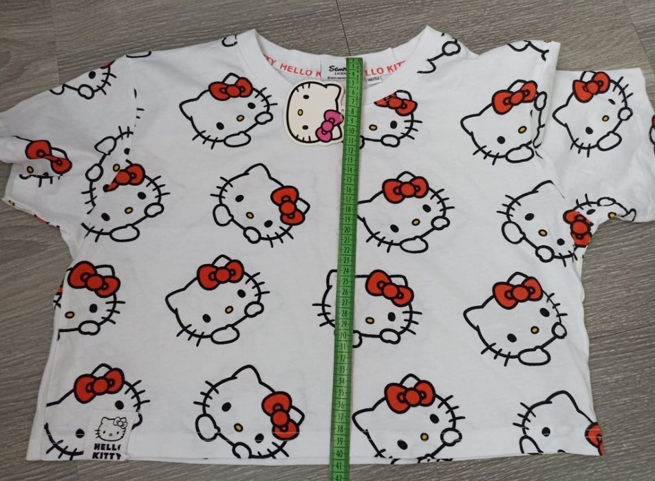 Tricou fete bumbac Hello kitty
