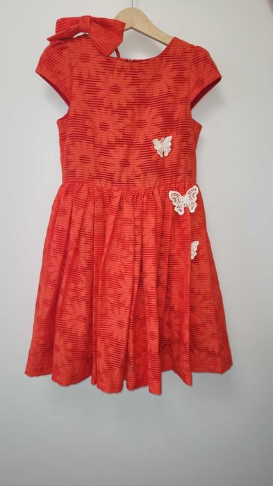 Rochie eleganta cu fluturi aplicati