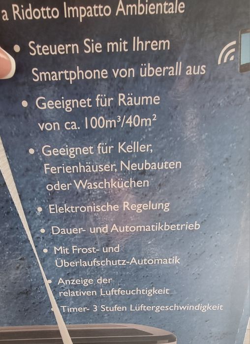 Влагоуловител Midea 20L 2v1