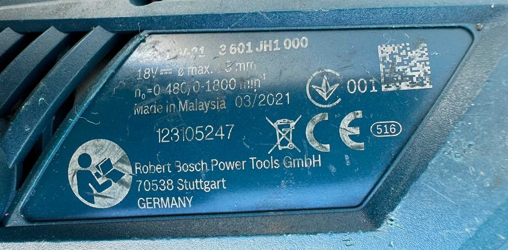 Bosch GSR 18V-21 - Акумулаторен винтоверт 18V 2.0Ah