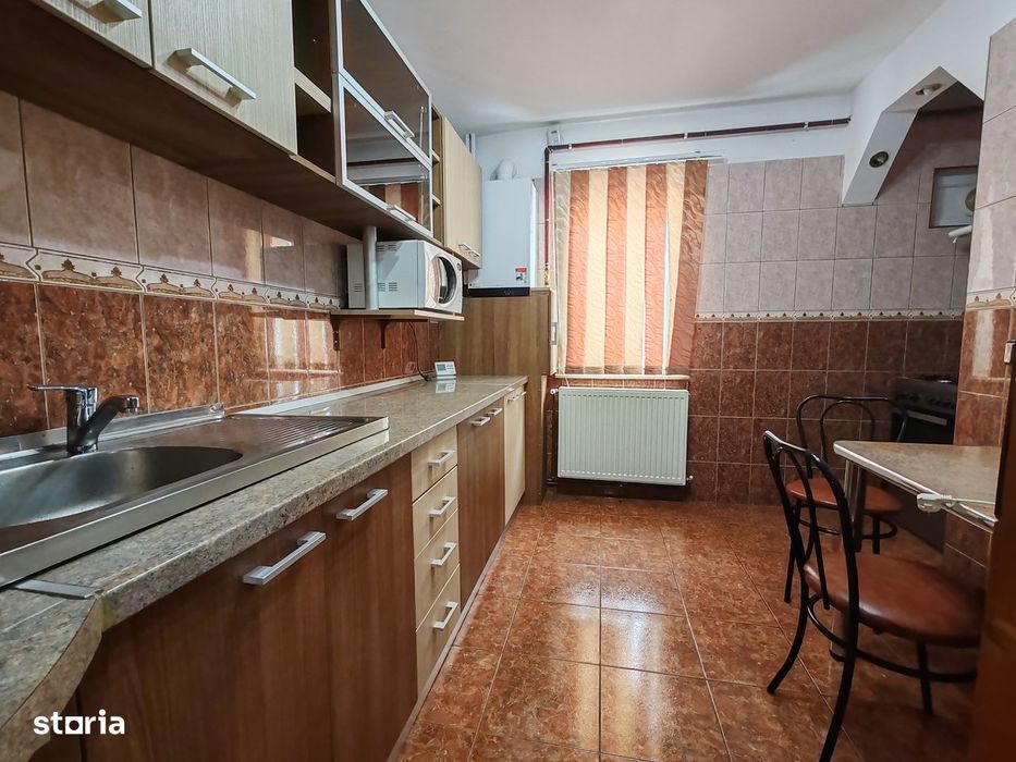 Apartament 2 camere Prundu, mobilat si utilat, centrala,loc de parcare