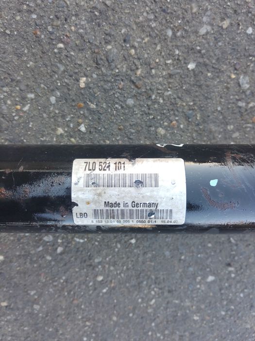 Cardan Volkswagen Touareg 2003 7L0521101