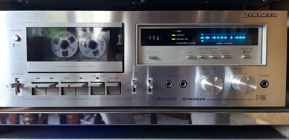 Casetofon deck pioneer ct-f 650