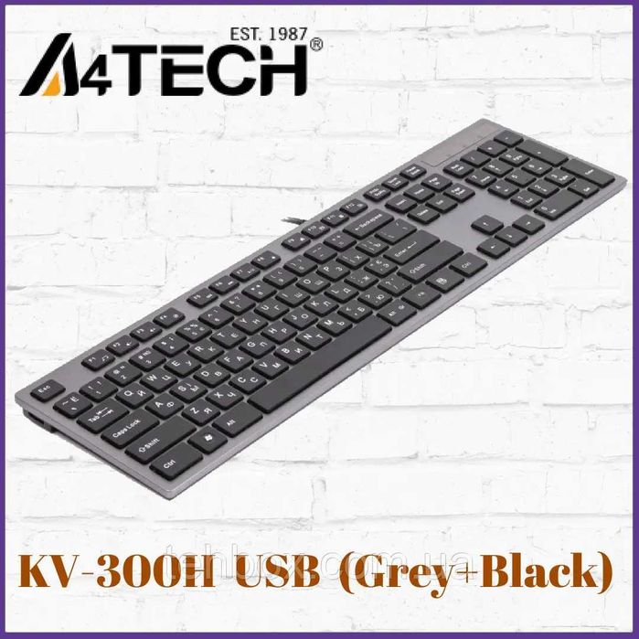 Клавиатура A4Tech KV-300H — Для Кода, Офиса и Удобства