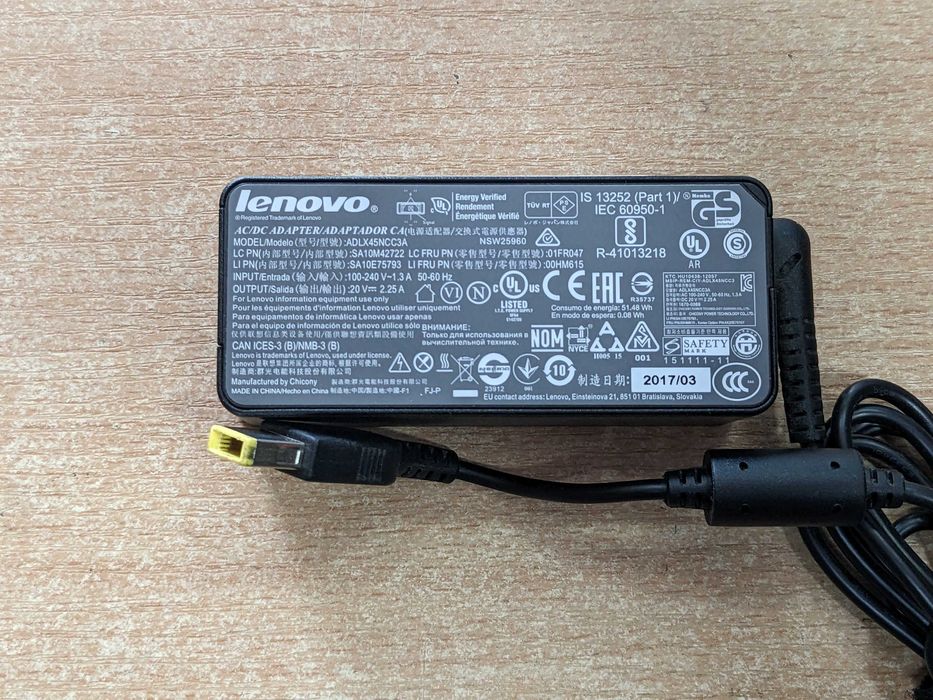 Оригинално зарядно за Lenovo 45W, 65W, 90W, 135W, 230W + Гаранция