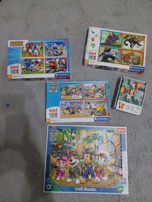 Лот Детски пъзели общо 7€