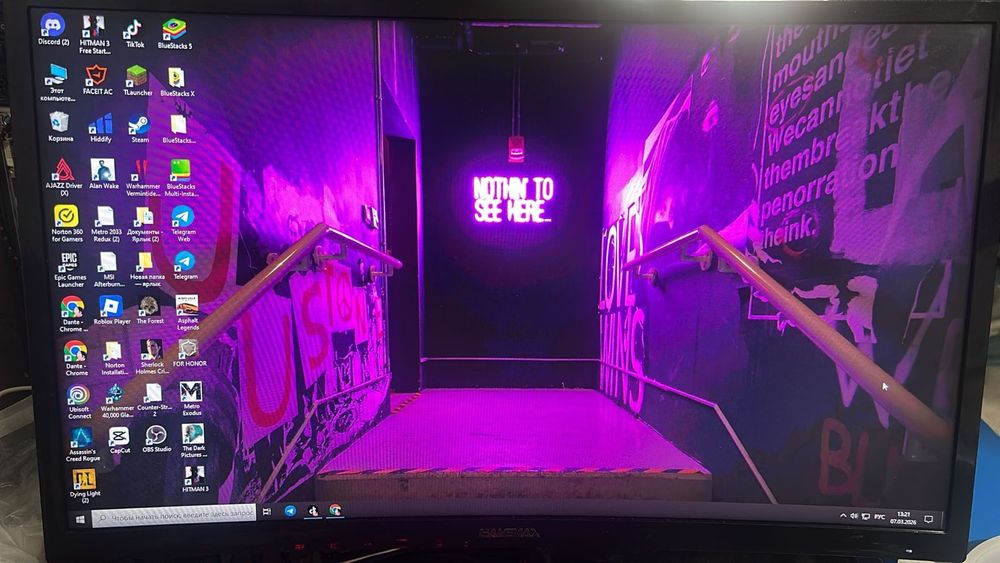 Продам игровой пк +моник