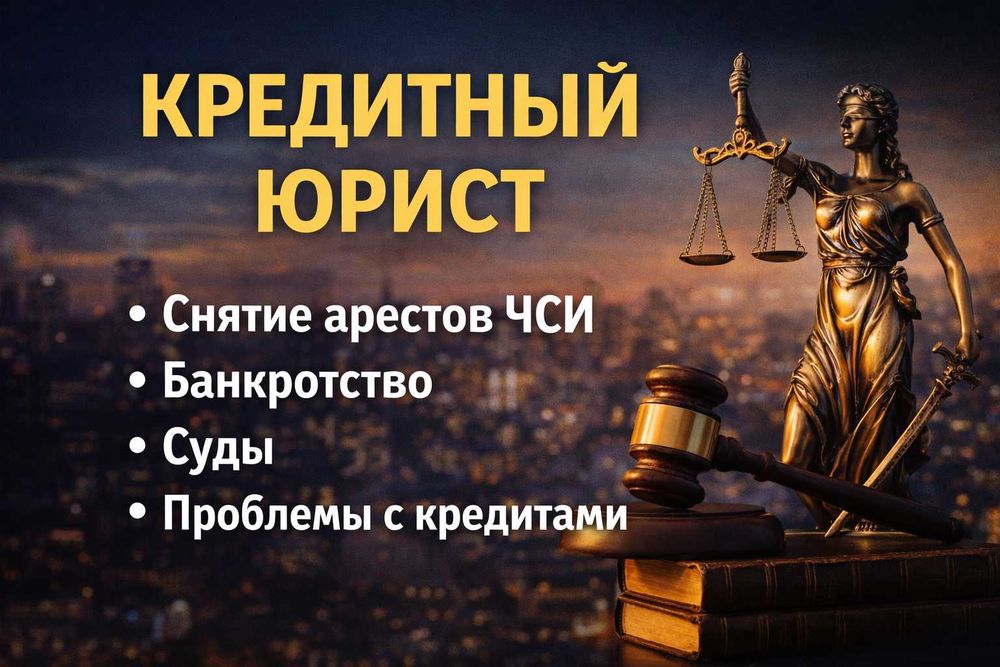 ЮРИСТ. Арест шешу. Сот. График.  Банкротство.