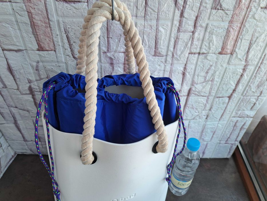 дамска чанта O BAG,бяла ,силиконова,