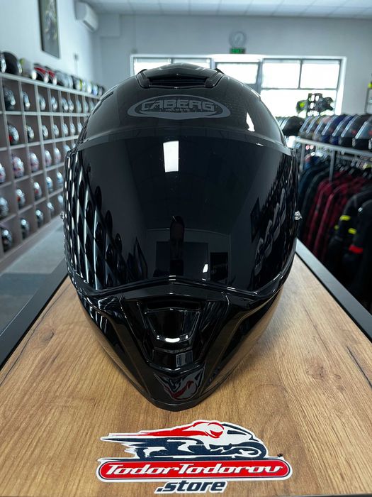 Мото Каска CABERG DRIFT EVO CARBON SKIN очила М,2виз.чанта,кутия