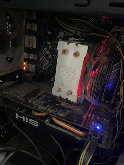 Комплект RX 570 4gb, i3-10100f, asus prime h410m-k