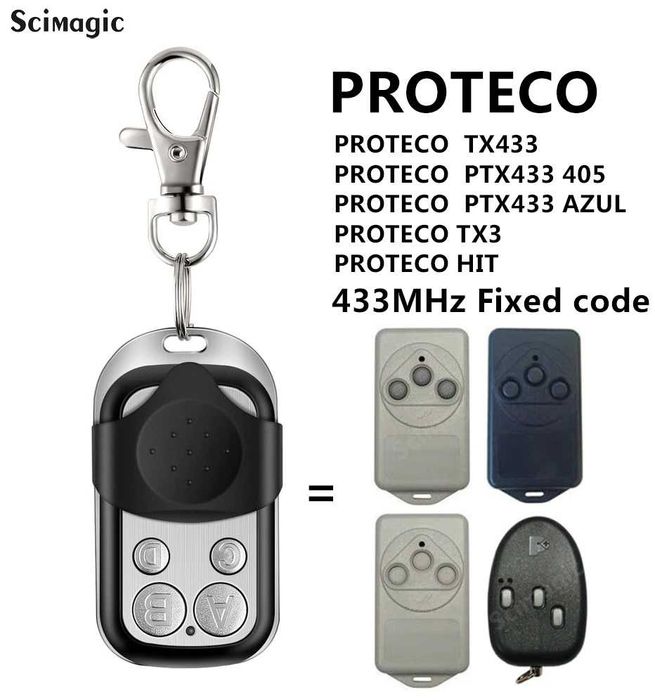 Клониращо универсално дистанционно 433 mhz гараж гаражни врати бариери