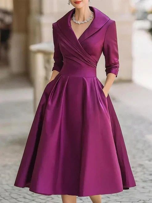 Rochie eleganta de seara, culoare violet
