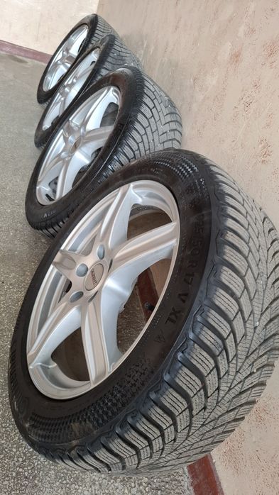 Vând set roti 5×112 r17 m+s