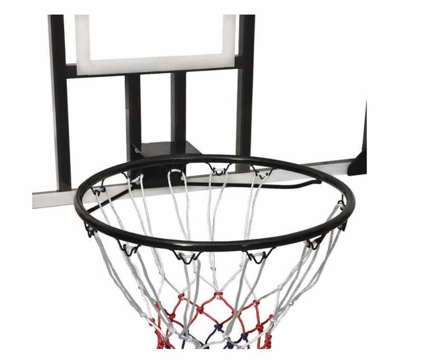 Баскетболно табло, прозрачно, 106x69x3 см, поликарбонат