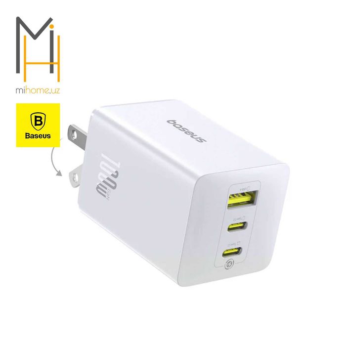 Блок питания Baseus EnerFill FN11 Mini Cube 100W GaN