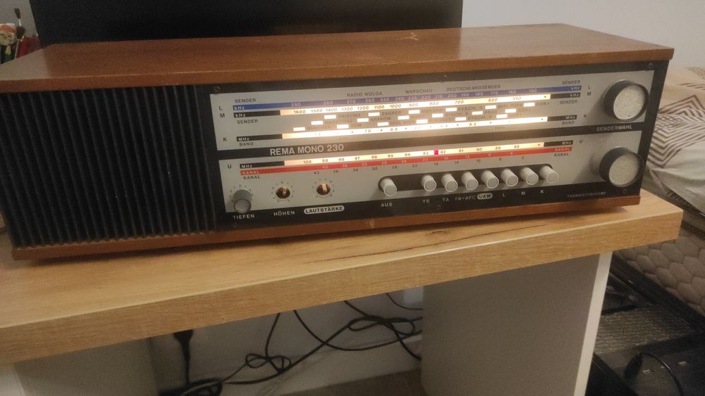 Rema mono 230 radio vintage/retro 1970 cu ukw fm