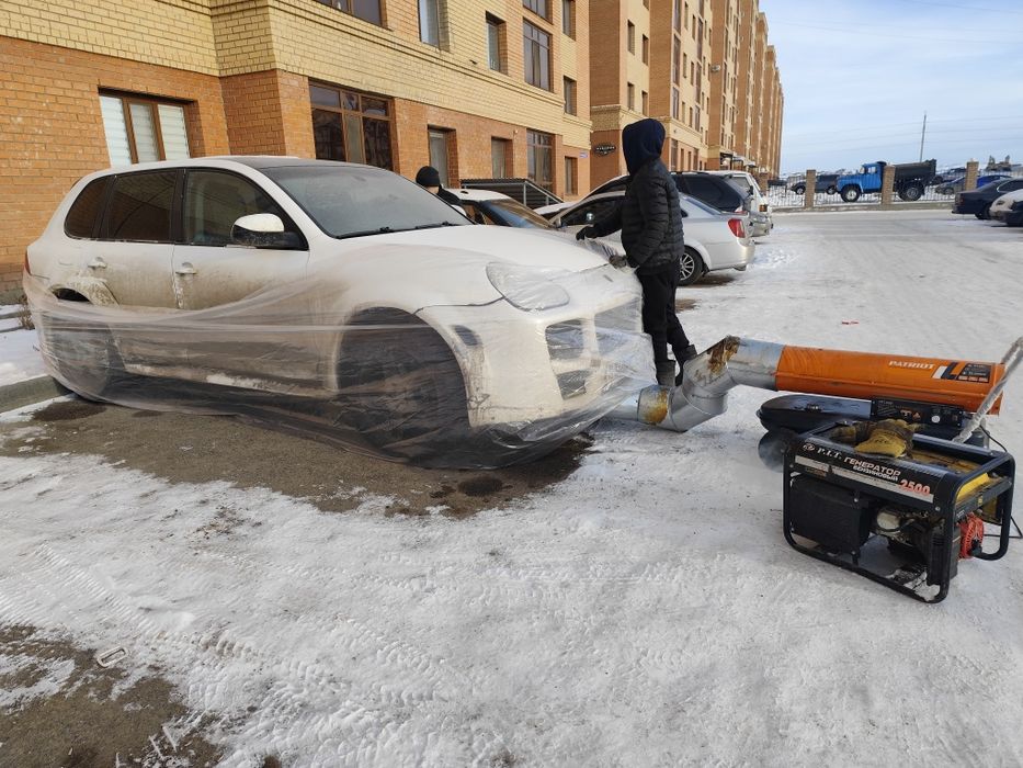 Отогрев авто прикурка буксир