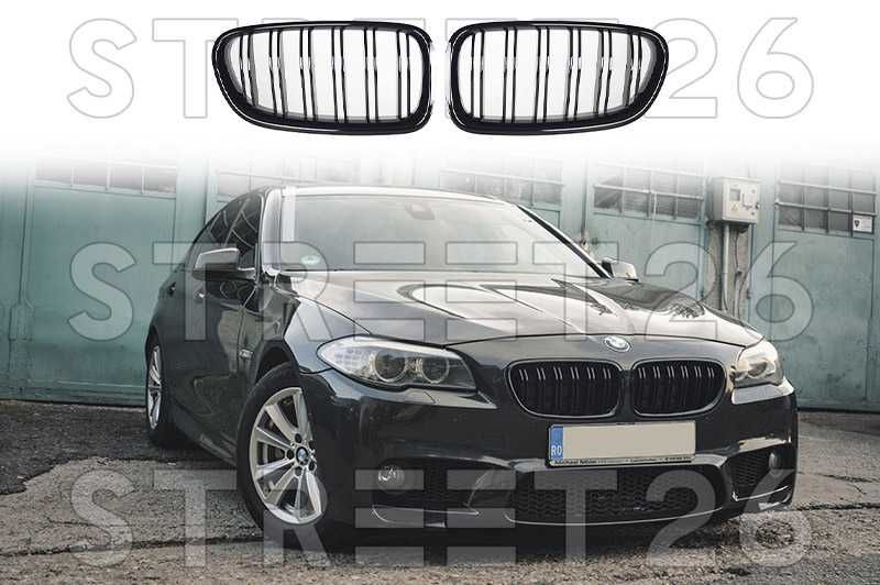 Grile duble BMW Seria 5 F10/F11 NEGRU LUCIOS