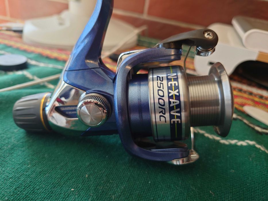 Риболовен комплект Италианска въдица Lineaeffe Carbon и макара Shimano