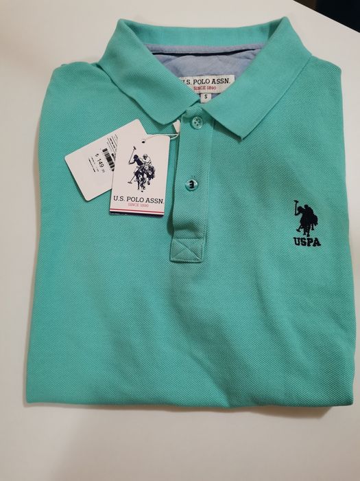 Мъжка тениска  с яка U. S. POLO ASSN.