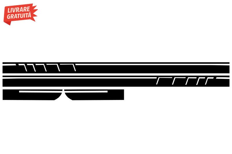 Stickere Laterale Negru Mat MERCEDES CLA W117 C117 X117 (2013-2016) A-