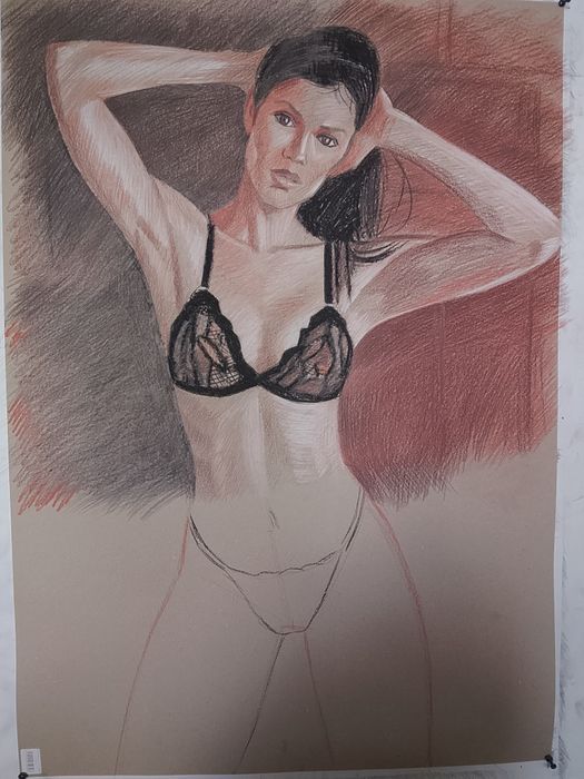 Продам картину. Уголь, сангина. От автора.