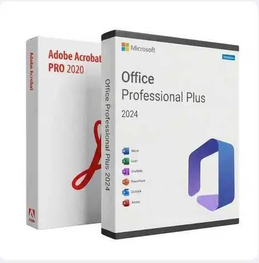 Pachet Office 2024 Pro Plus cu Adobe Acrobat 2020 Adobe 2025 Licenta ...