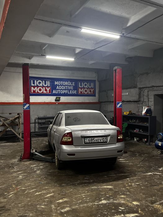 Аренда места помещения для ремонта авто почасово Сто