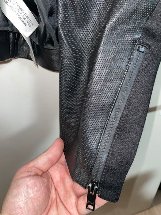 DKNY Men's Leather Motorcycle Jacket