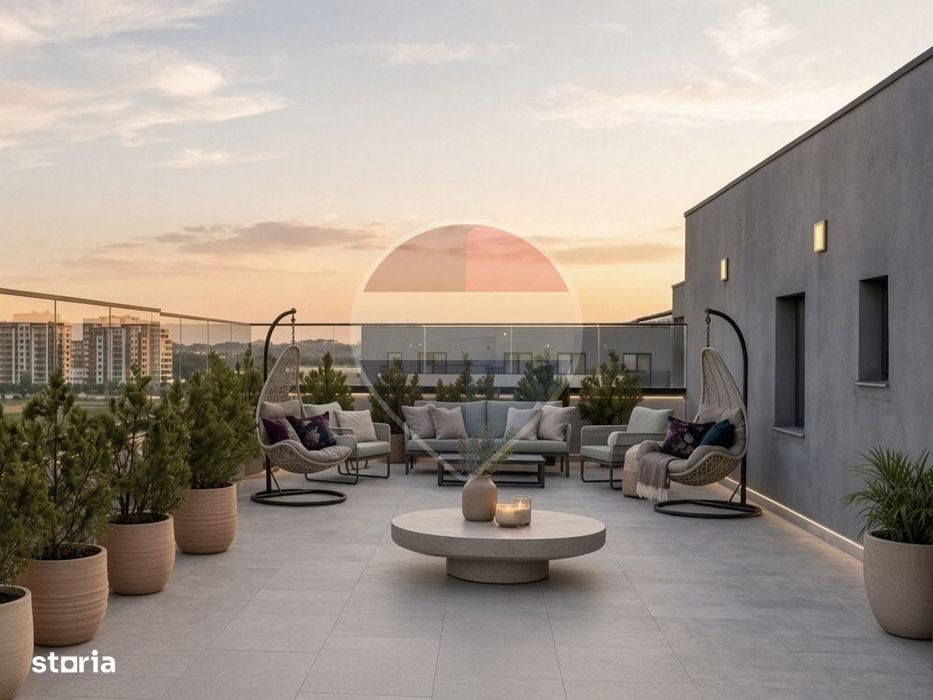 De vanzare Penthouse | 200 mp deasupra orașului — fotografia 1