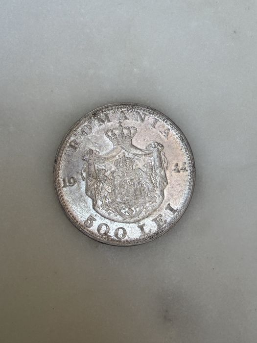 Moneda Argint 500 Lei 1944 - Regele Mihai I (Stoc: 100 bucăți)