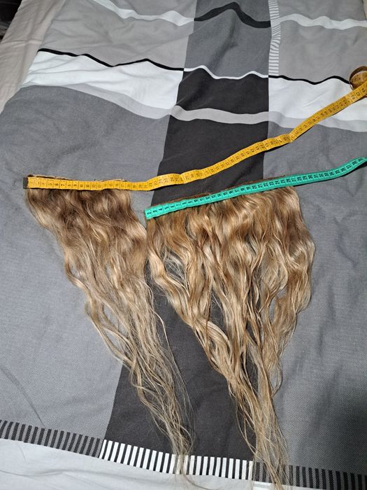 Естествена коса.Светло кестенява