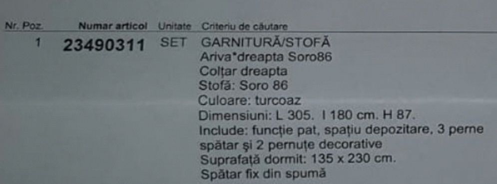 Vând colțar extensibil,turcoaz,in stare bună