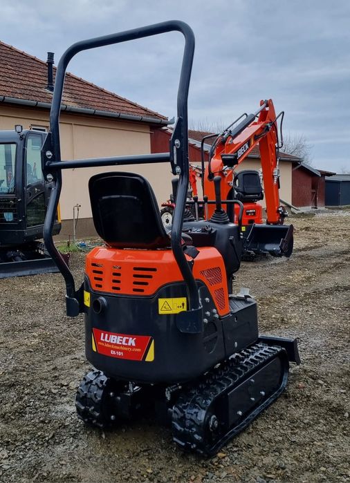 Miniexcavator Lubeck Ex 101 Nou Garantie 2 ani