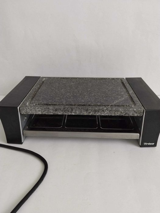 Trisa Electronics електрическа скара/раклет грил с каменна плоча 1200 W