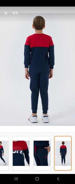 Детски спортен комплект Us Polo Assn за 5г .