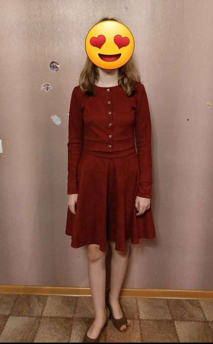 Бордовая школьная форма ПТКЛ