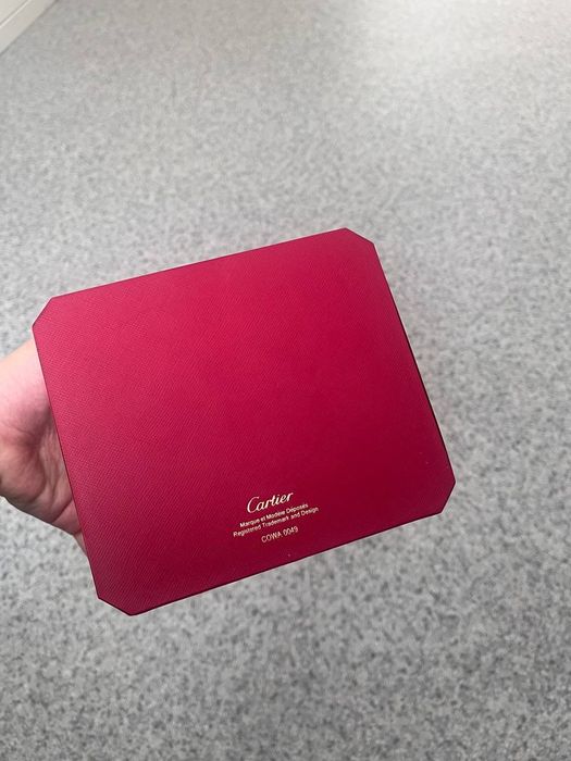 Часы Cartier Santos blue dial